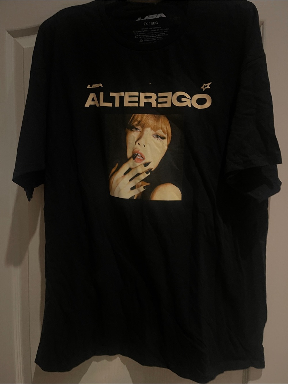 NWT ALTEREGO Graphic Tee in Black